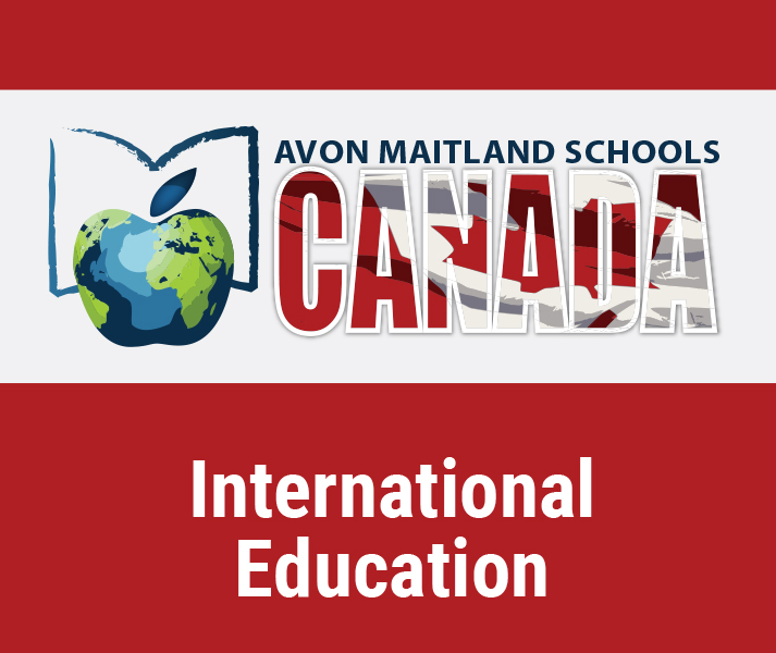Avon Maitland Schools Canada logo. International Education.